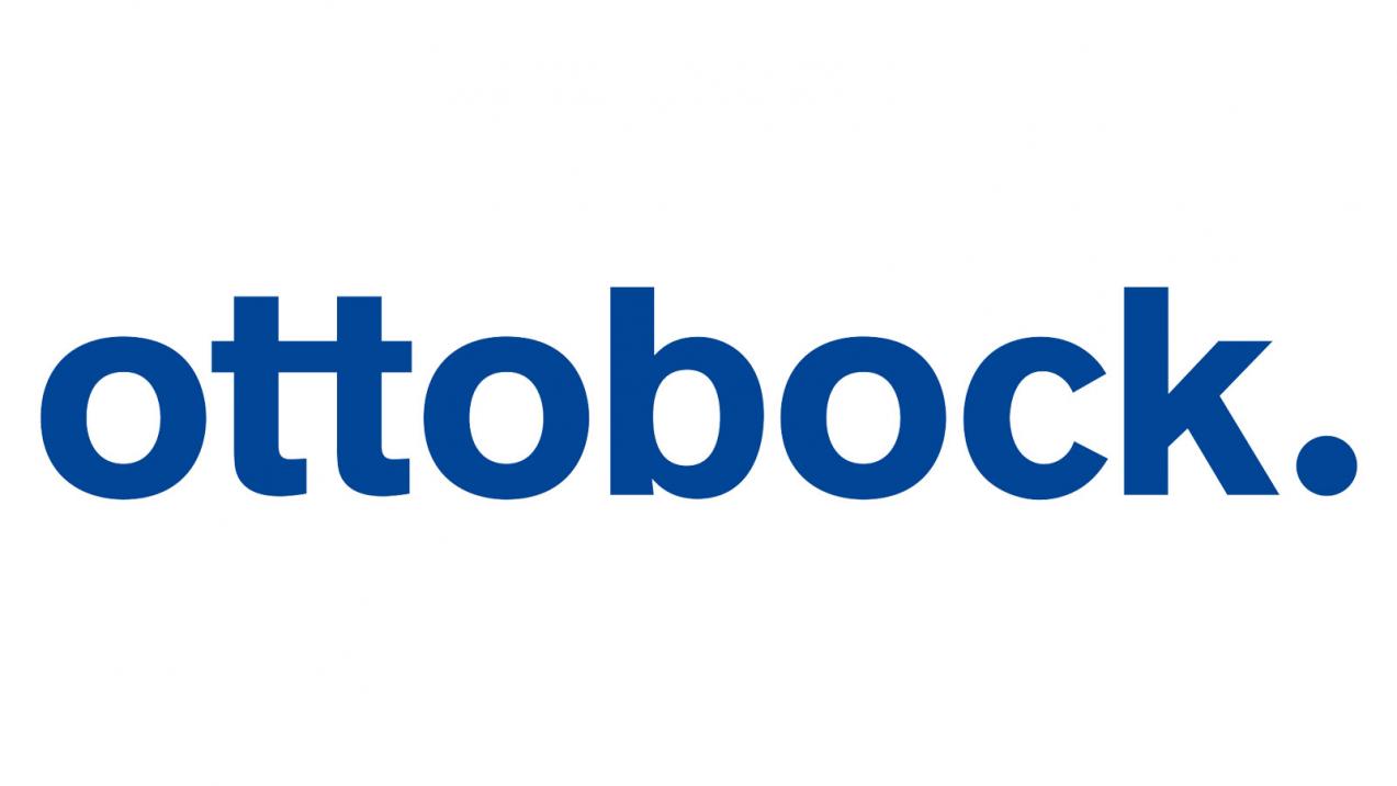 Ottobock Logo in blau
